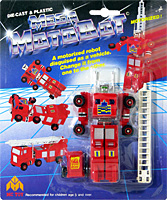 Fire Truck Mega Moto-Bot MC Toy on Card